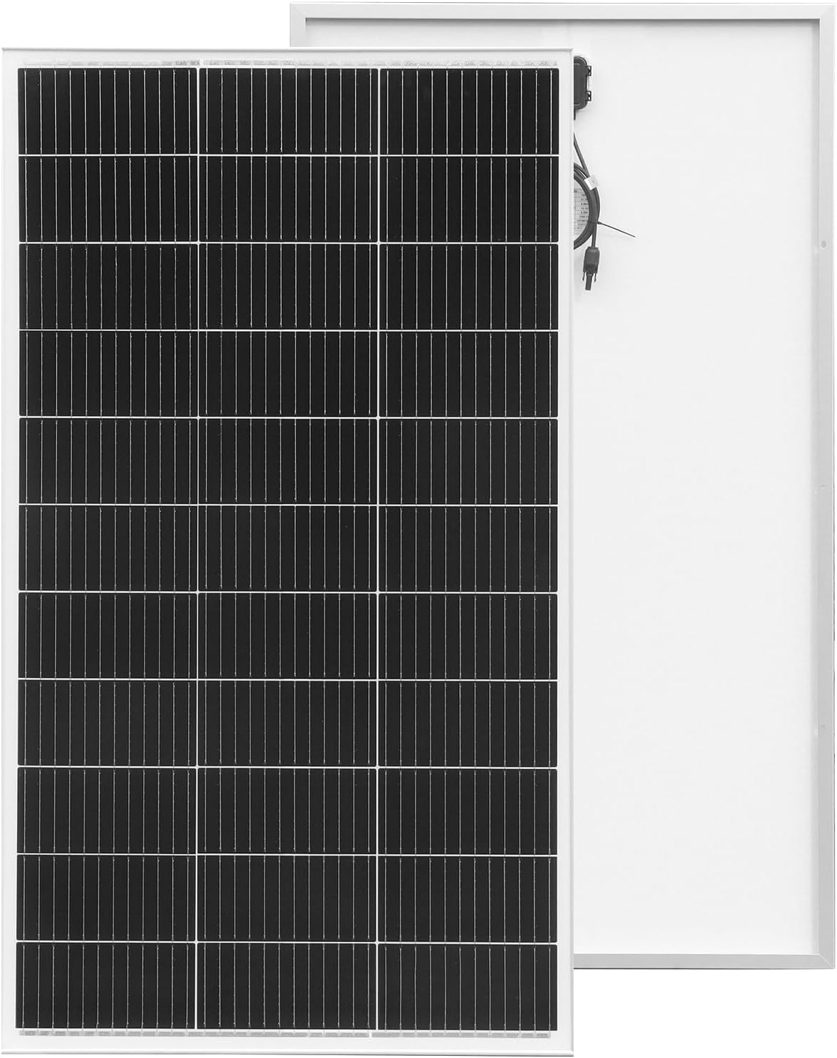 300W Solarpanel Bausatz Set 12V Monokristallin 2 x 150 Watt Solarmodul + 30A 12V/24V Solarladeregler + Solarkabel Solaranlage Wohnmobil Komplettset 12V für Batterien Häuser Balkon Wohnwagen Dach – Bild 2
