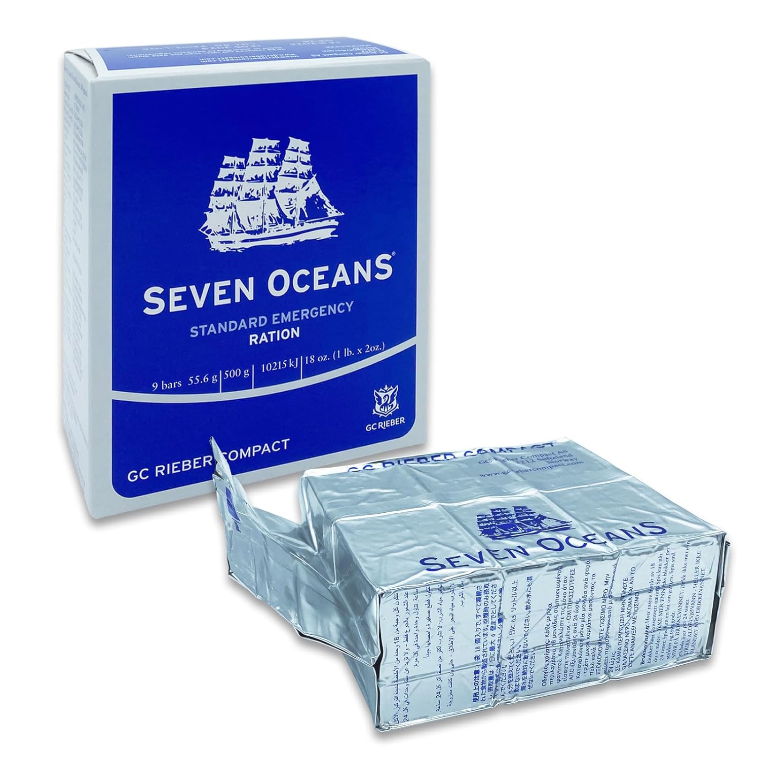 Survival Pack 12 x Seven Oceans Emergency Food 500 g + 6 x Seven Oceans Water 500 ml – 5,5 Jahre Haltbarkeit – Notration Notnahrung für Blackout & Krisen – Bild 4