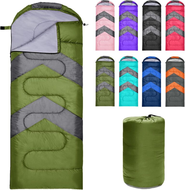 Schlafsack 3–4 Jahreszeiten für Outdoor-Camping, warm, Einzel-Erwachsene, wasserdicht, leicht, ultraleicht, Schlafsack für Erwachsene, Kinder, Camping, Wandern, Reisen
