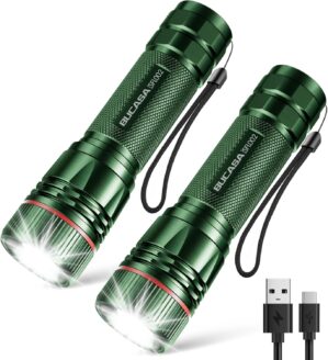 BUCASA Taschenlampe LED wiederaufla...