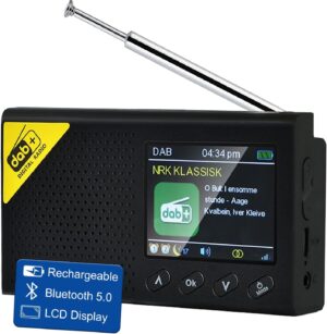 Tragbares DAB-Radio, DAB Plus-Radio...