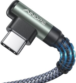 2 Stück USB C Kabel 3,1A Schnellla...