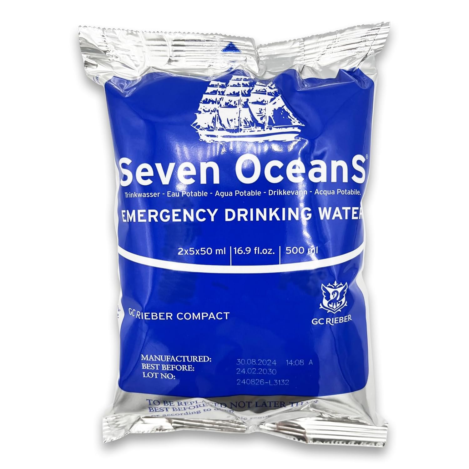 Survival Pack 12 x Seven Oceans Emergency Food 500 g + 6 x Seven Oceans Water 500 ml – 5,5 Jahre Haltbarkeit – Notration Notnahrung für Blackout & Krisen – Bild 5