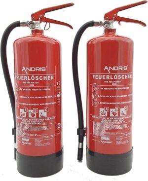 2 x Feuerlöscher 6 kg ABC-Pulverfe...