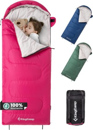 KingCamp Kinderschlafsack 3 Jahresz...