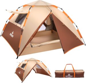 BETENST Campingzelt, Pop-Up-Zelt, 3...