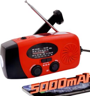 iRonsnow Notfall-Solarradio, tragba...