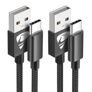 USB C Kabel, (2 Stück 2m) 3,1A Lad...