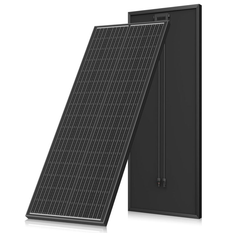 150W 12V monokristallines Solarpanel, 150W Solarmodul, ideal zum Laden von 12V-Batterien, für Wohnmobil, Garten, Camper, Boot und Hausdach (Schwarz) | 120 W monokristallines Solarmodul mit hohem Wirkungsgrad, Solarmodul mit Aluminiumrahmen, ideal für Balkonkraftwerke, Wohnmobile, Boote