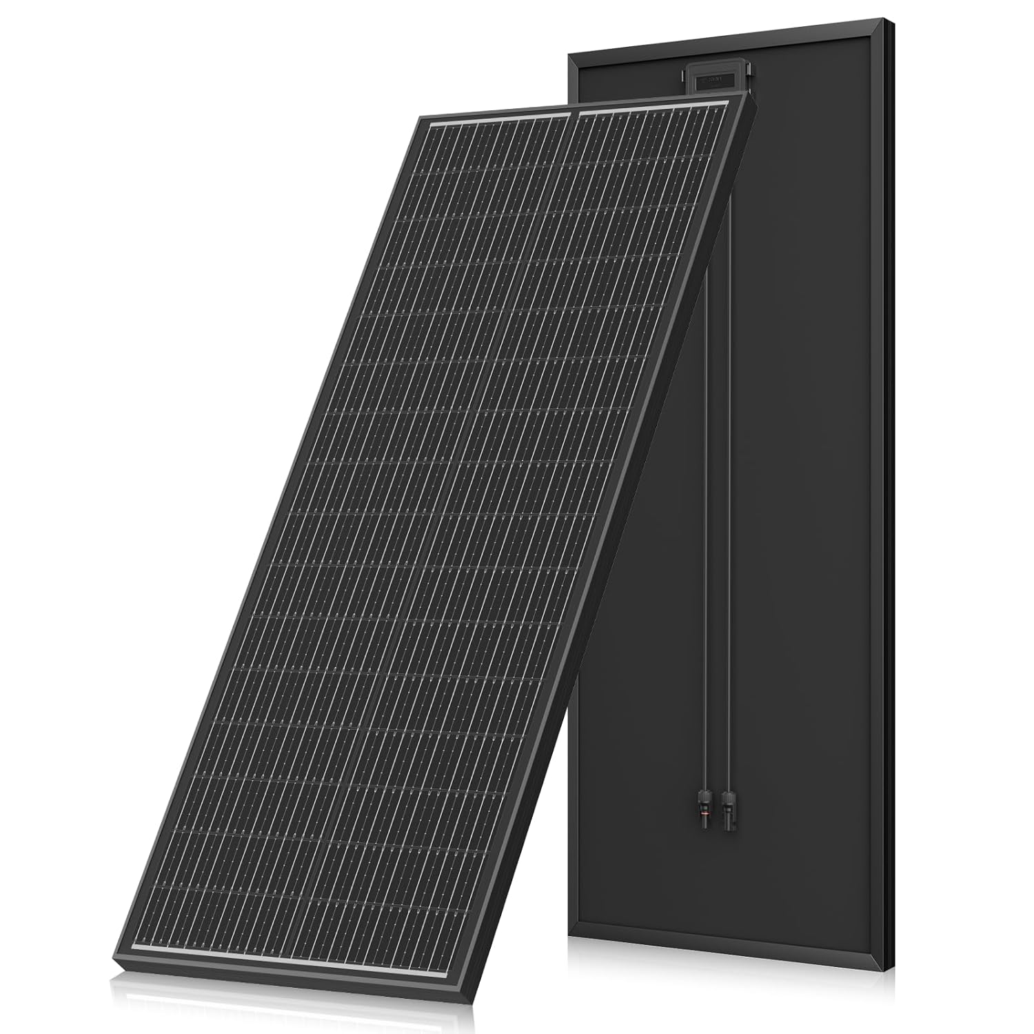 150W 12V monokristallines Solarpanel, 150W Solarmodul, ideal zum Laden von 12V-Batterien, für Wohnmobil, Garten, Camper, Boot und Hausdach (Schwarz) | 120 W monokristallines Solarmodul mit hohem Wirkungsgrad, Solarmodul mit Aluminiumrahmen, ideal für Balkonkraftwerke, Wohnmobile, Boote