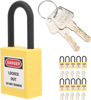 Lockout-Tagout-Schlösser, 10 Sets,...