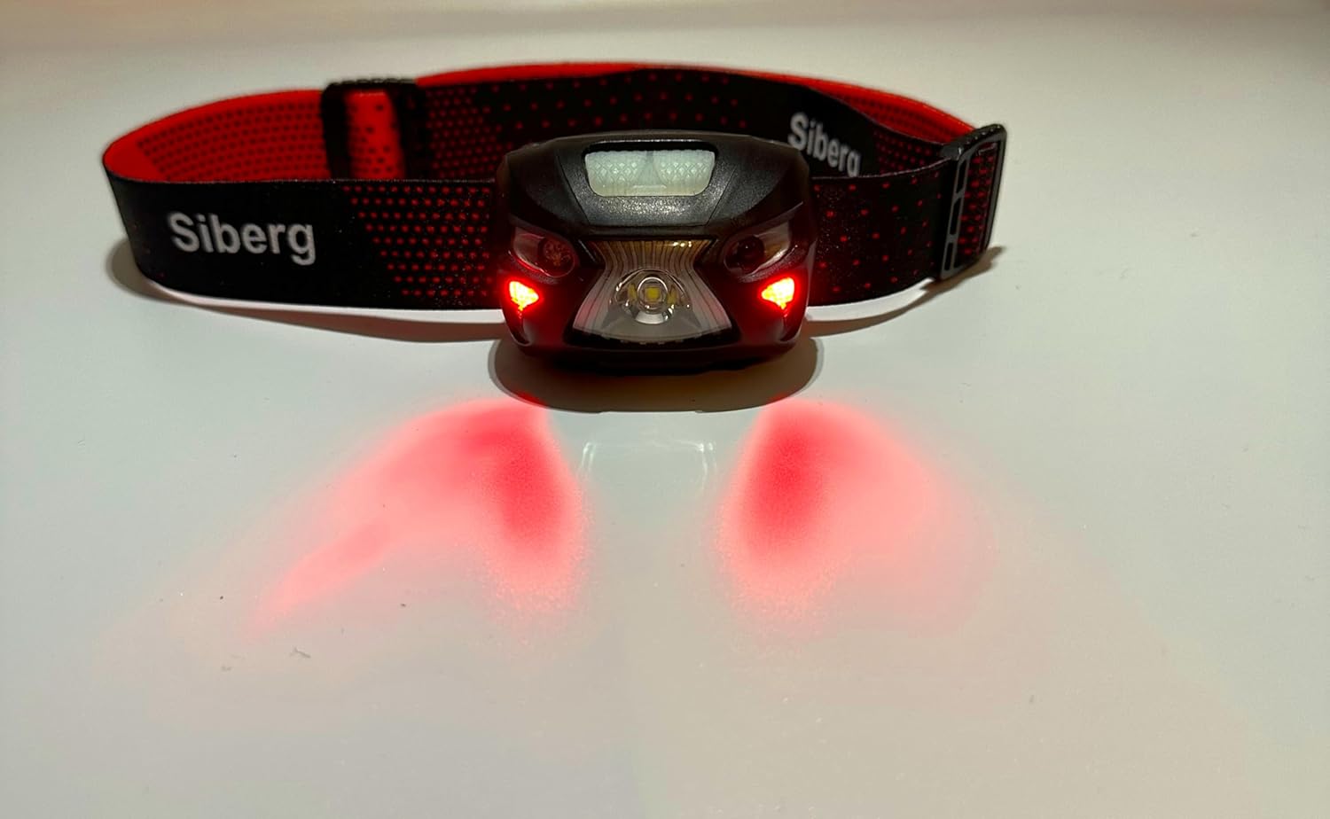 SibErg T66 LED Stirnlampe Joggen & Wandern – Ultraleicht 71 g mit Rotlicht- & Bewegungssensor – Wiederaufladbarer USB-C, 1200 mAh Akku (30 Stunden Laufzeit) – Dimmbare Stirnlampe Wasserdicht – Bild 9