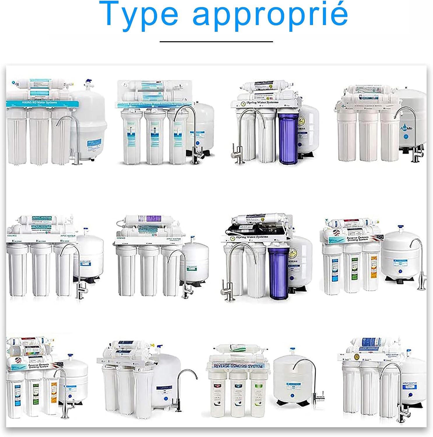 10 Zoll RO Ersatzfilterset Naturewater Filter für 6-stufige Umkehrosmoseanlagen (1-6 Stufe) – Bild 8