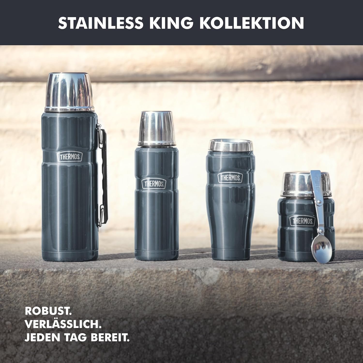 Thermoskanne Stainless King, Edelstahl – Bild 9