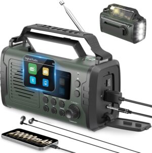 Kurbelradio DAB FM 20000 mAh, Notfa...