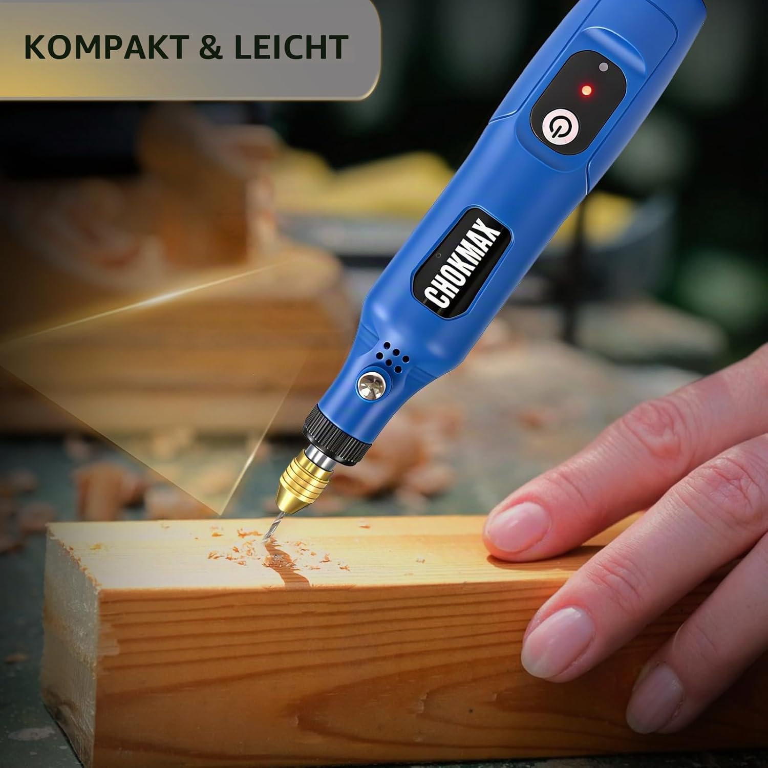 Multifunktionswerkzeug-Akku, 3,7-V-Li-Ion-Akku-Multitool-Kit, Schleifmaschine mit 72 Zubehörteilen, elektrische Rotation, 16.000 U/min Geschwindigkeit DIY-Schleifmaschine zum Polieren und Reinigen – Bild 4