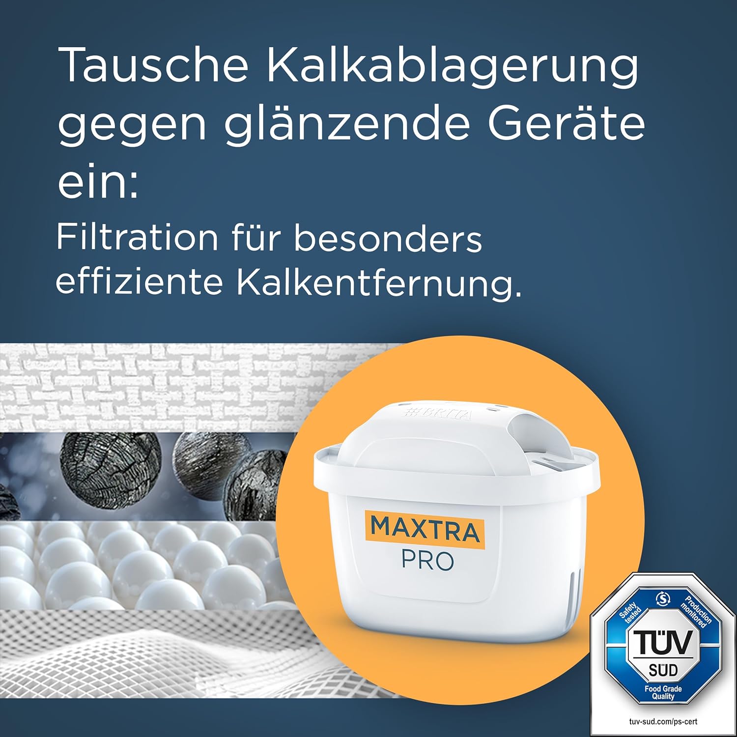Brita Maxtra Pro Wasserfilterkartusche Extra Kalkschutz Jahrespaket | 12er-Pack Original-Ersatz-Wasserfilter für BRITA-Krüge. Filtert Kalkablagerungen. Ultimativer Geräteschutz. Heißgetränke-Spezialist – Bild 4