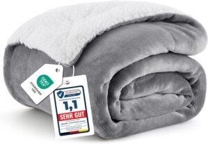Bedsure Sherpa doppelseitige Decken...
