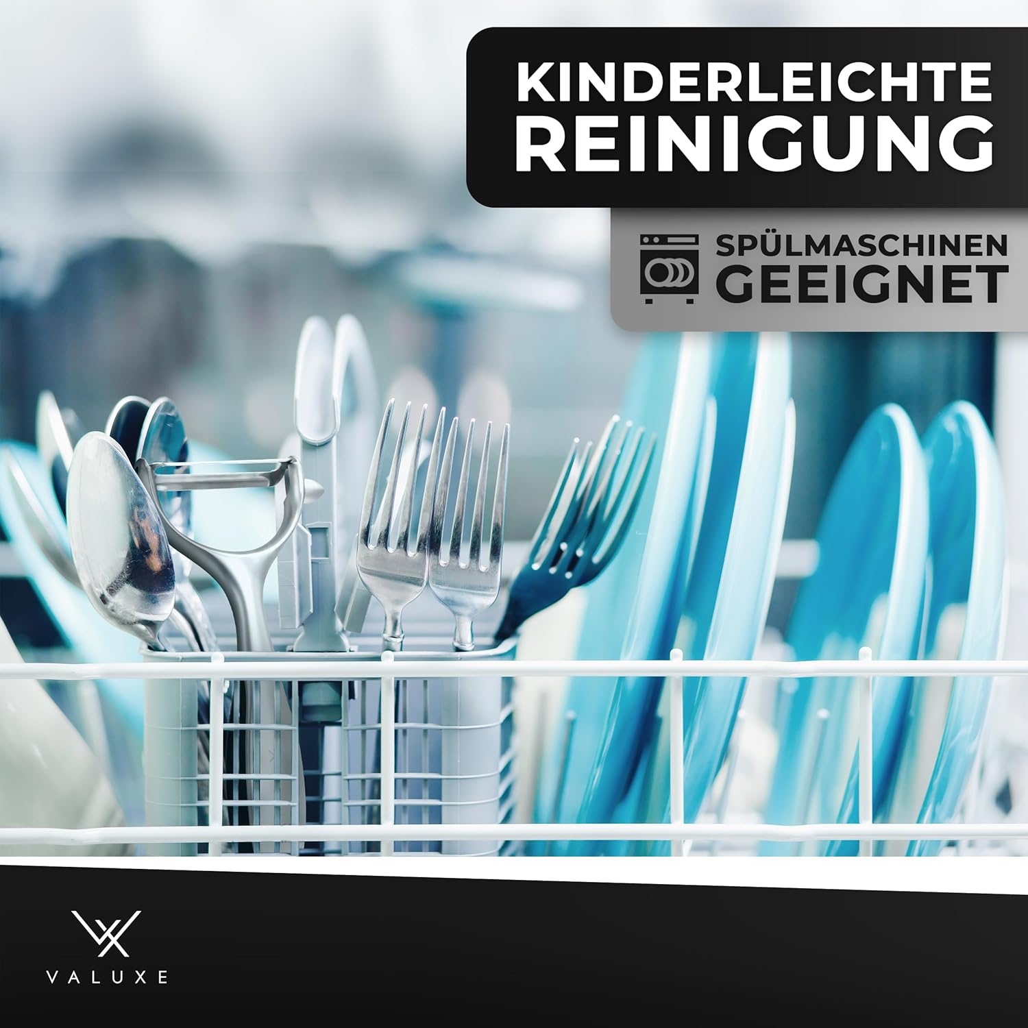 VALUXE Schäler mit scharfer Edelstahlklinge und rutschfestem Griff – professioneller Y-Schäler für präzises Schälen – Kartoffelschäler, Gemüseschäler, Spargelschäler, Universalschäler – Bild 6