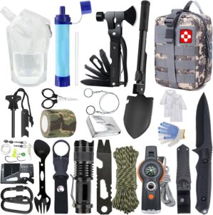 Survival Kit 22 in 1, Outdoor-Notfa...