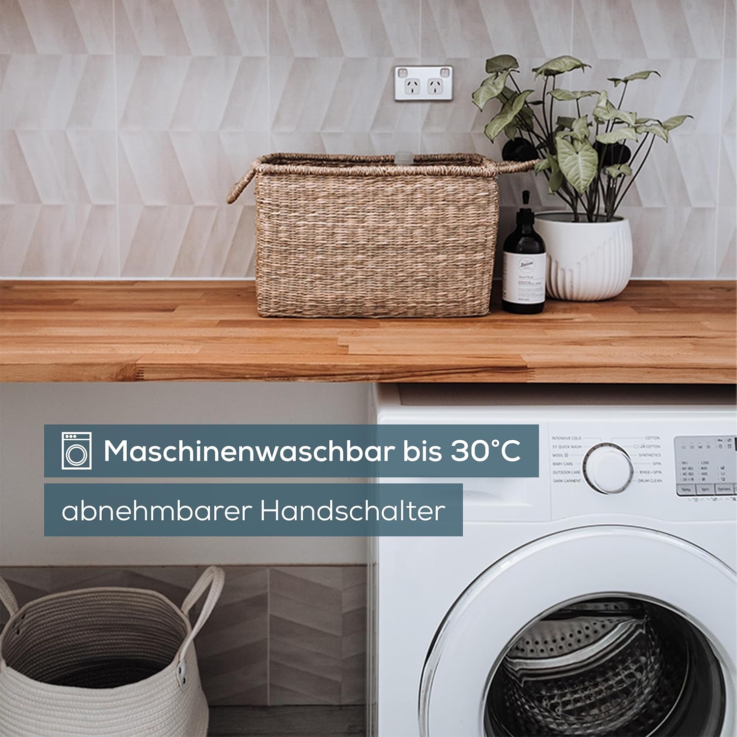 Beurer Heizkissen, gemütliches Wärmekissen mit 3 Temperatureinstellungen – Bild 6