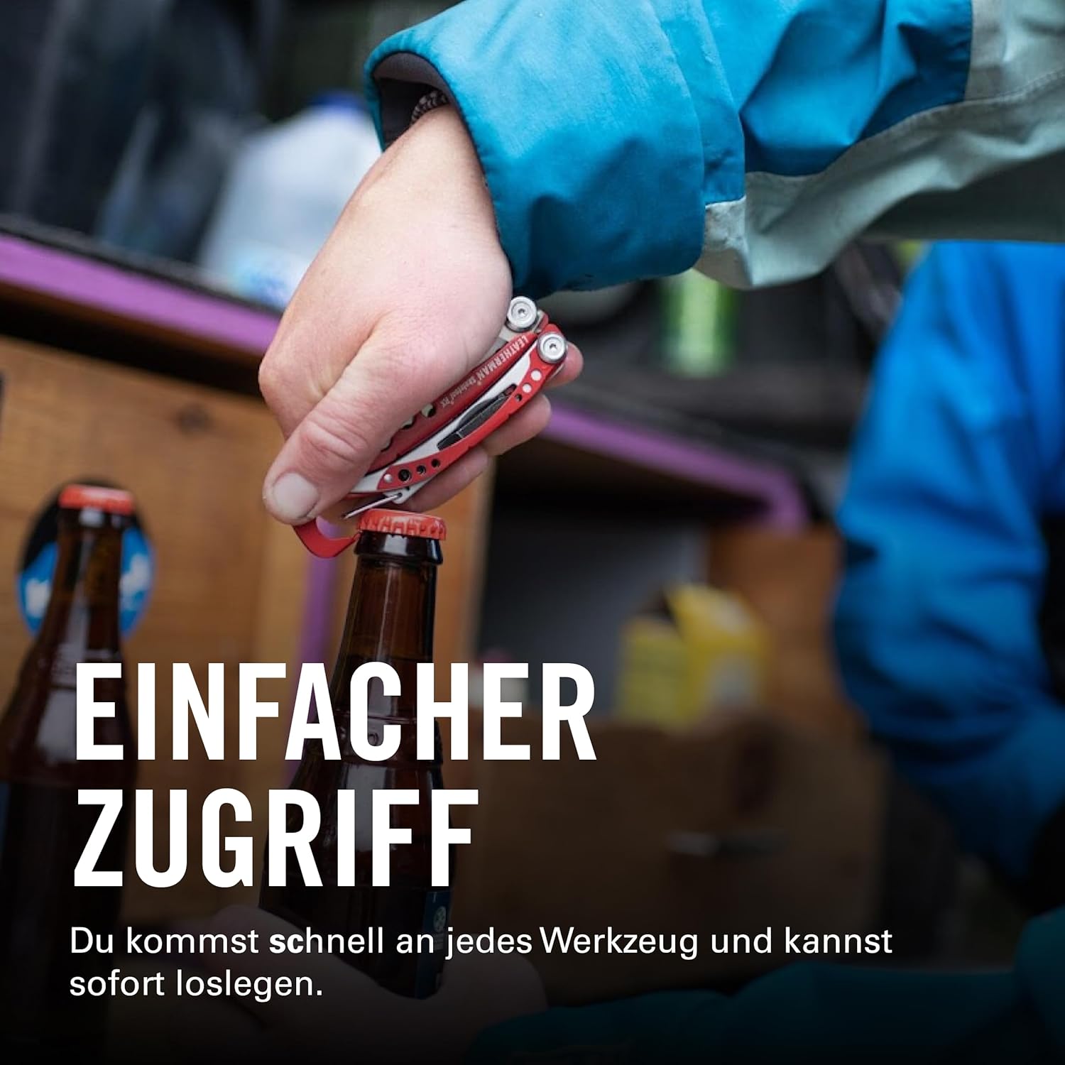 Leatherman SKELETOOL RX Taschenwerkzeug für Rettung, Rettungssanitäter und Feuerwehrmann, Rot – Bild 5