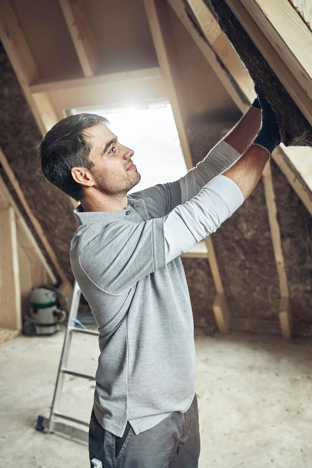 KNAUF Unifit Dämmwolle WLG 035 Glaswolle TI 135 U (100 x 5200 x 1200 mm) – Bild 5