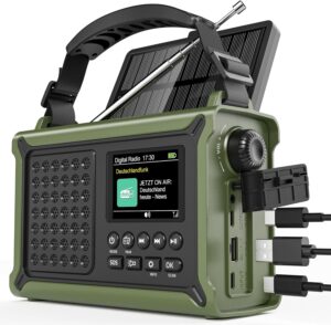 12000 mAh Kurbelradio, DAB+/FM, Not...