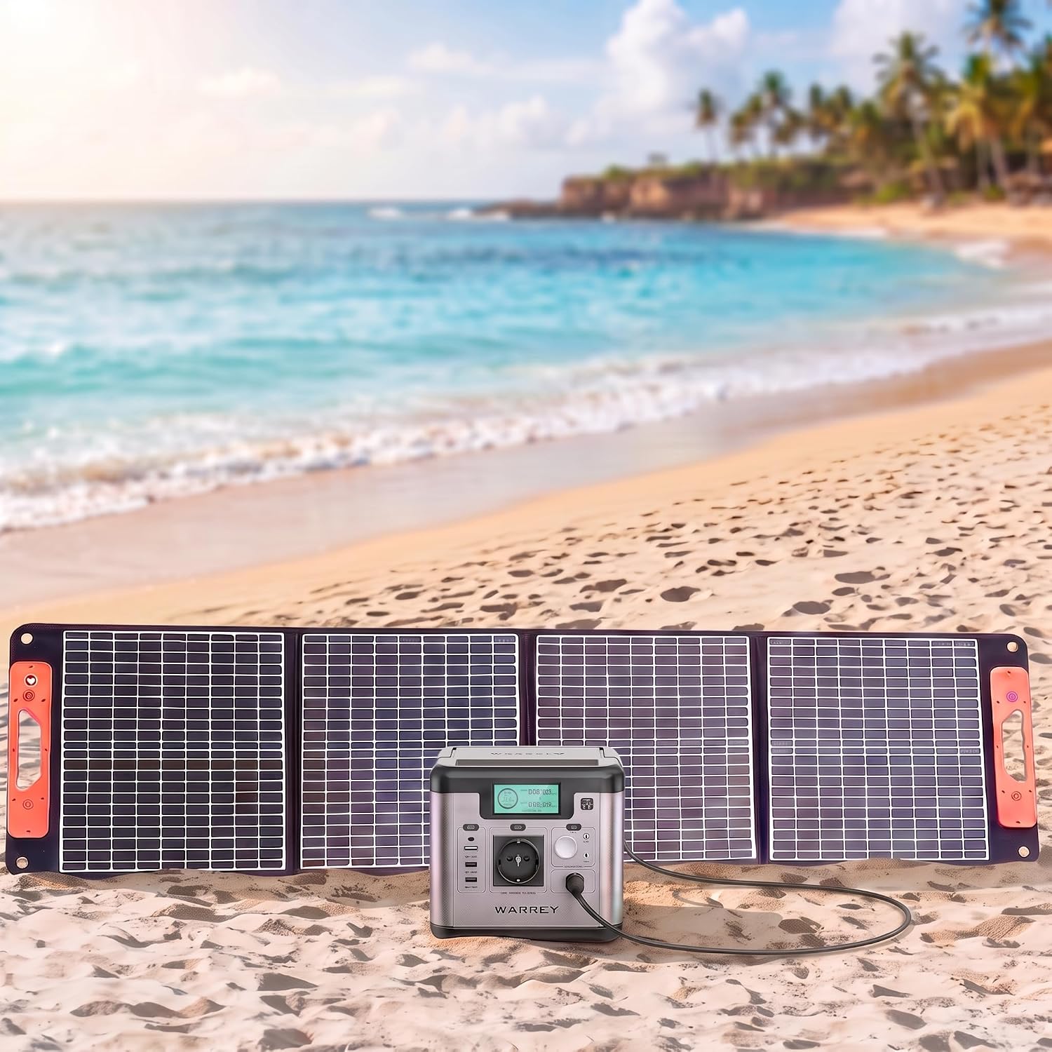 Tragbare Power Station S550 mit 100 W Solarpanel, 555 Wh Solargenerator, 550 W (1100 W Spitze) Wechselstrom, 140 W bidirektionale Schnellladung USB-C, Notstromgenerator für Outdoor-Camping-Wohnmobile | 550 W (1100 W Spitze) Wechselstrom, 140 W bidirektionale Schnellladung USB-C, Notstromgenerator für Camping-Wohnwagen-Haus im Freien – Bild 8