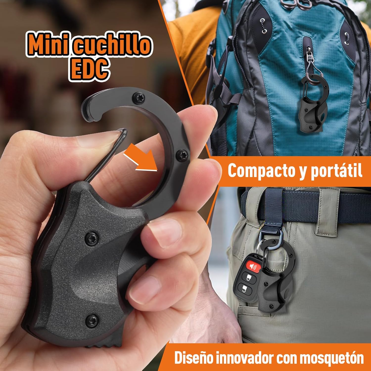 ZOOI Geschenke für Männer, Messer Outdoor Multitool Taschenmesser Klappmesser, Geburtstagsgeschenk Gadgets für Männer Geschenke, Gadgets für Männer Geschenke Jubiläumsgeschenk für Ihn – Bild 4