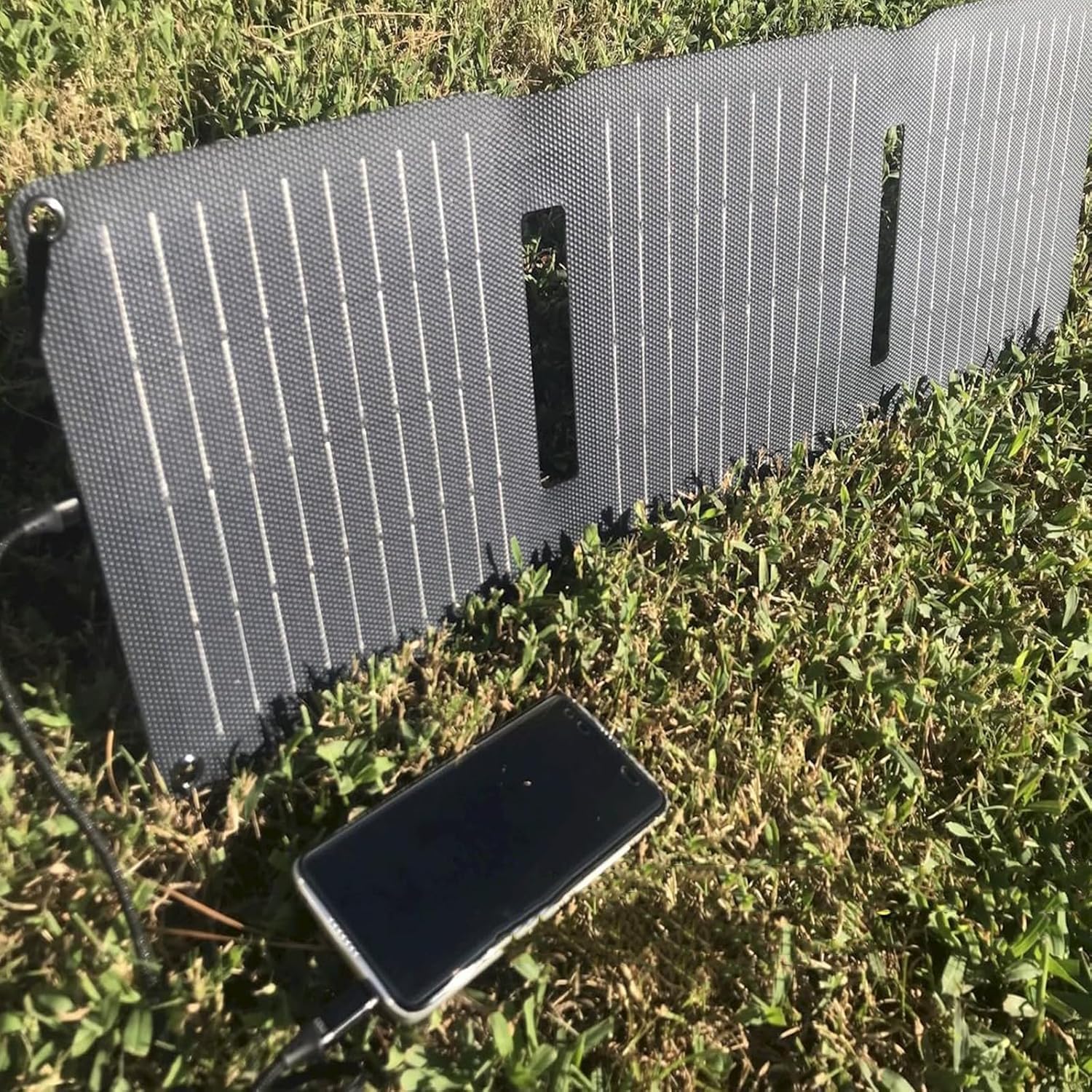 FlexSolar 20 W tragbares faltbares Solarladegerät – USB-A und USB-C, 5 V 3 A, IP67 wasser- und staubbeständig, Hochleistungs-Solarpanel für Outdoor, Wandern, Camping, Notfälle – Bild 6