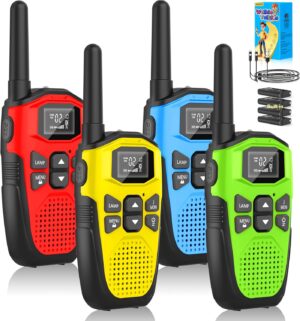 NXGKET Walkie Talkie 4er Set Walkie...