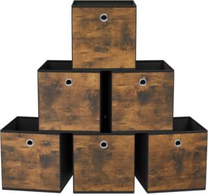 SONGMICS Aufbewahrungsboxen, 6er-Se...