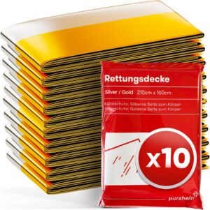 Purahelp Rettungsdecke Gold & ...