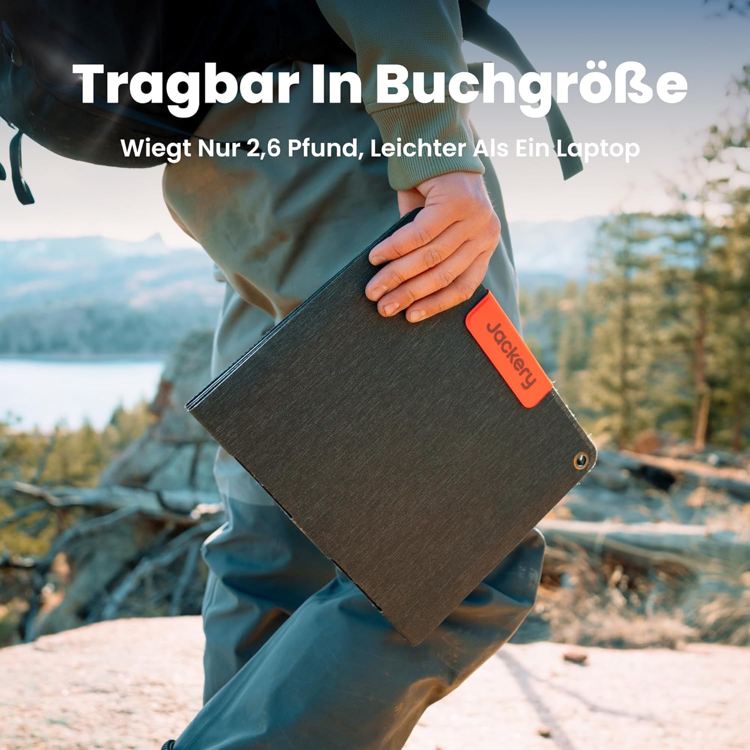 Jackery Explorer 100 Plus tragbares Kraftwerk, 99 Wh LiFePO4-Akku, Schnellladung, 3-Port 128 W tragbare Backup-Batterie für Reisenotfälle – Bild 8