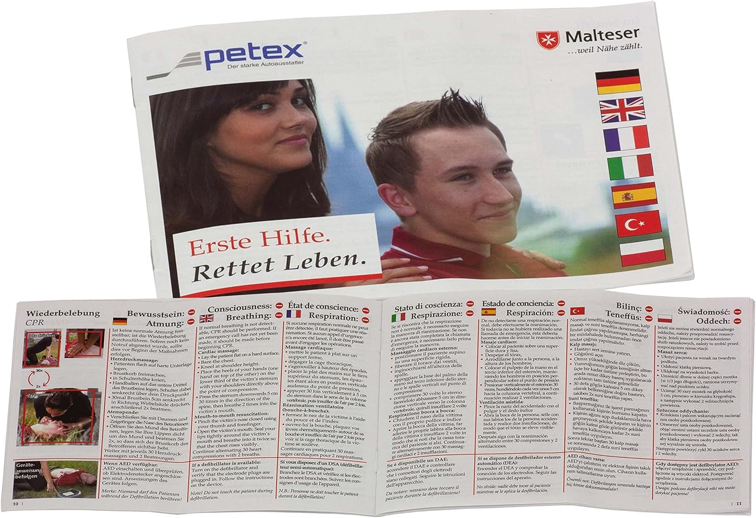 Petex 43930004 DIN 13164 schwarzer Verbandsbeutel, Inhalt – Bild 7