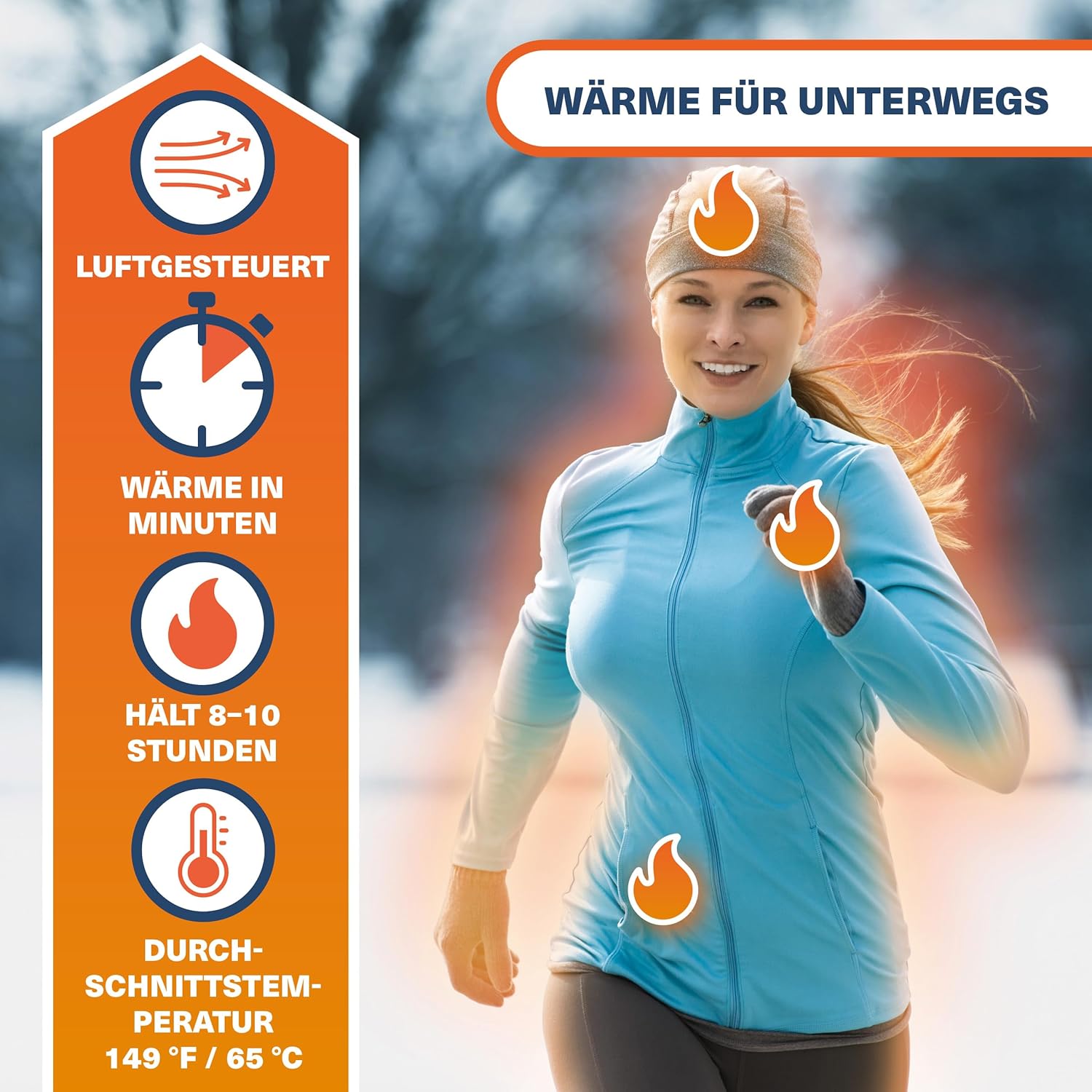 Bramble – Handwärmer – Luftaktivierte Taschenwärmer für Outdoor-Aktivitäten – Wärme in Minuten – Bis zu 10 Stunden Wärme – Bild 5