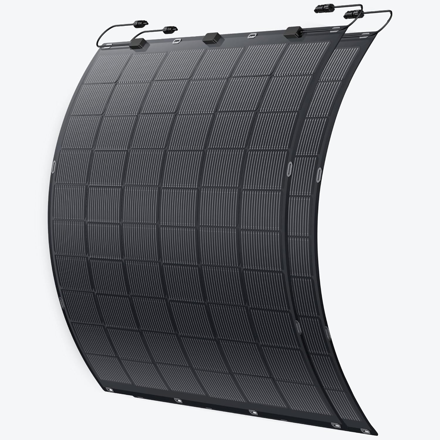 ALLDREI Flexible Solarmodule 2 Stück – 450 W flexibles Solarpanel-Set, 213° gebogene PV-Module mit TopCon-Tech, 2 x 225 W wasserdichte Photovoltaik für Wohnmobil, Balkonkraftwerk, Camping, Boot, 0 % MwSt