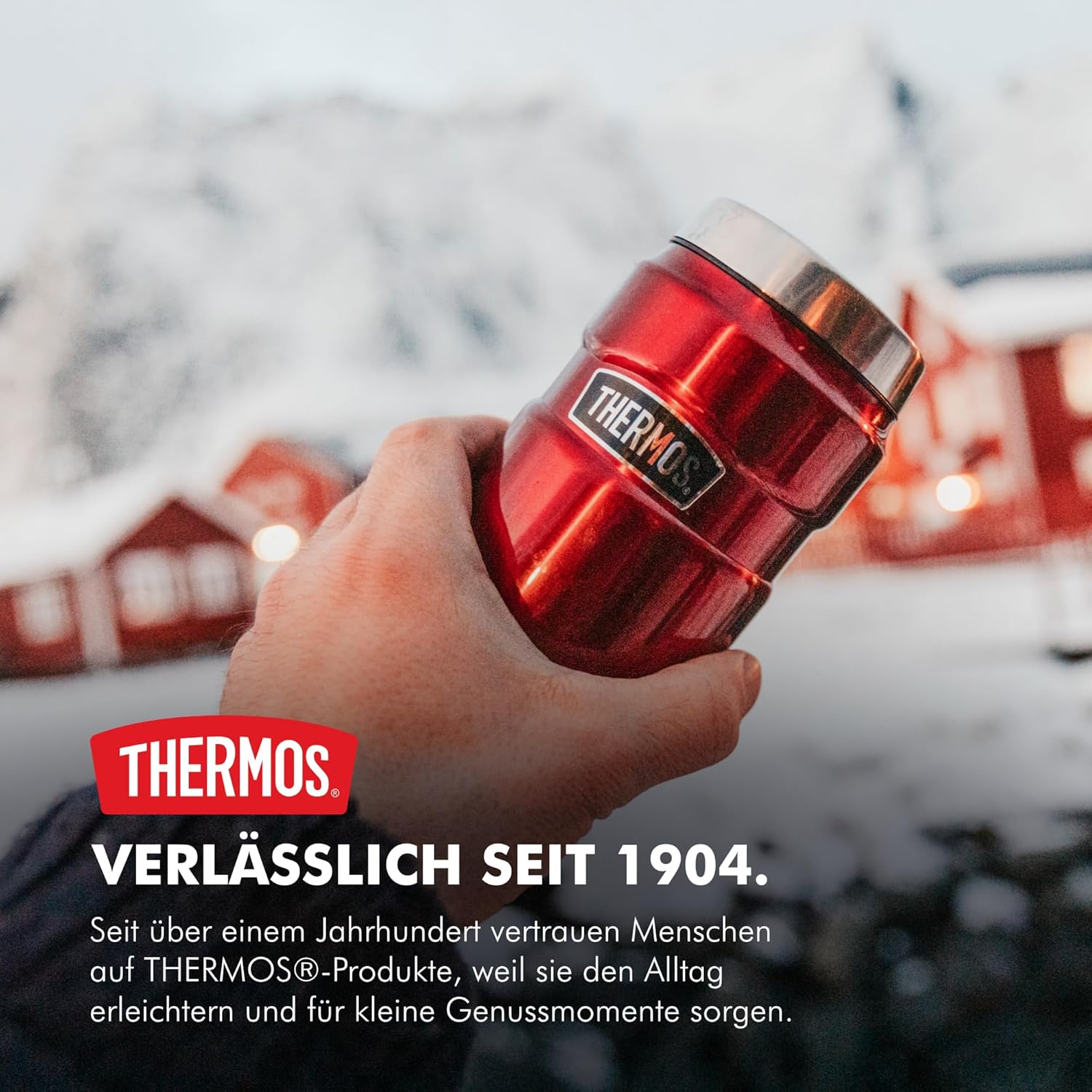 Thermos Stainless King Thermobecher, To Go Kaffeebecher, Edelstahl matt, 470 ml, Isolierbecher, spülmaschinenfest, auslaufsicher, Coffee to Go 7 H heiß, 18 H kalt, BPA-frei, 0,47 L – Bild 2