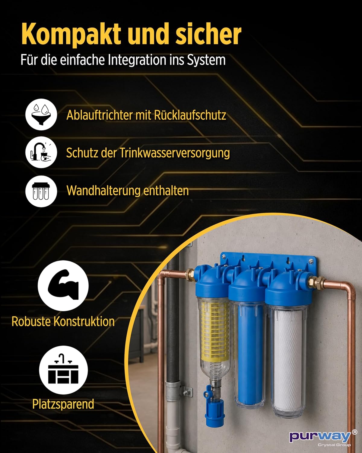purway HYDRA Ironmaster 1 Zoll Set Eisenfilter Brunnenwasserfilter Heimwasserfilter Chlor – Bild 6