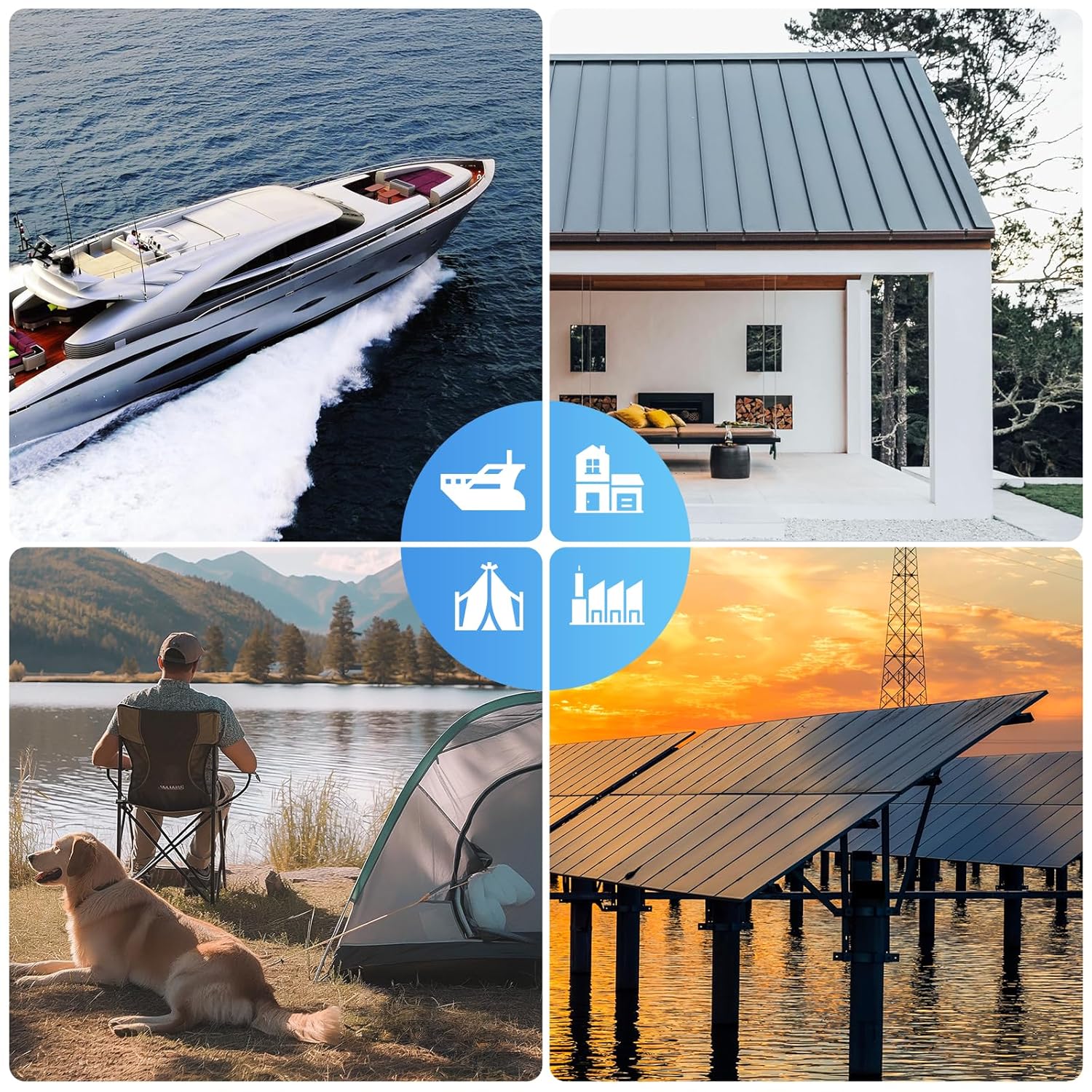 150W 12V monokristallines Solarpanel, 150W Solarmodul, ideal zum Laden von 12V-Batterien, für Wohnmobil, Garten, Camper, Boot und Hausdach (Schwarz) | 120 W monokristallines Solarmodul mit hohem Wirkungsgrad, Solarmodul mit Aluminiumrahmen, ideal für Balkonkraftwerke, Wohnmobile, Boote – Bild 7