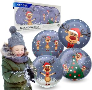 Taschenwärmer für Kinder Rentier ...