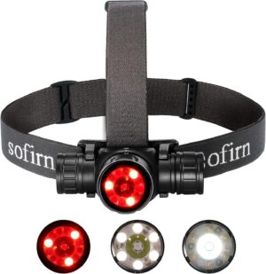 Sofirn HS21 Stirnlampe LED wiederau...