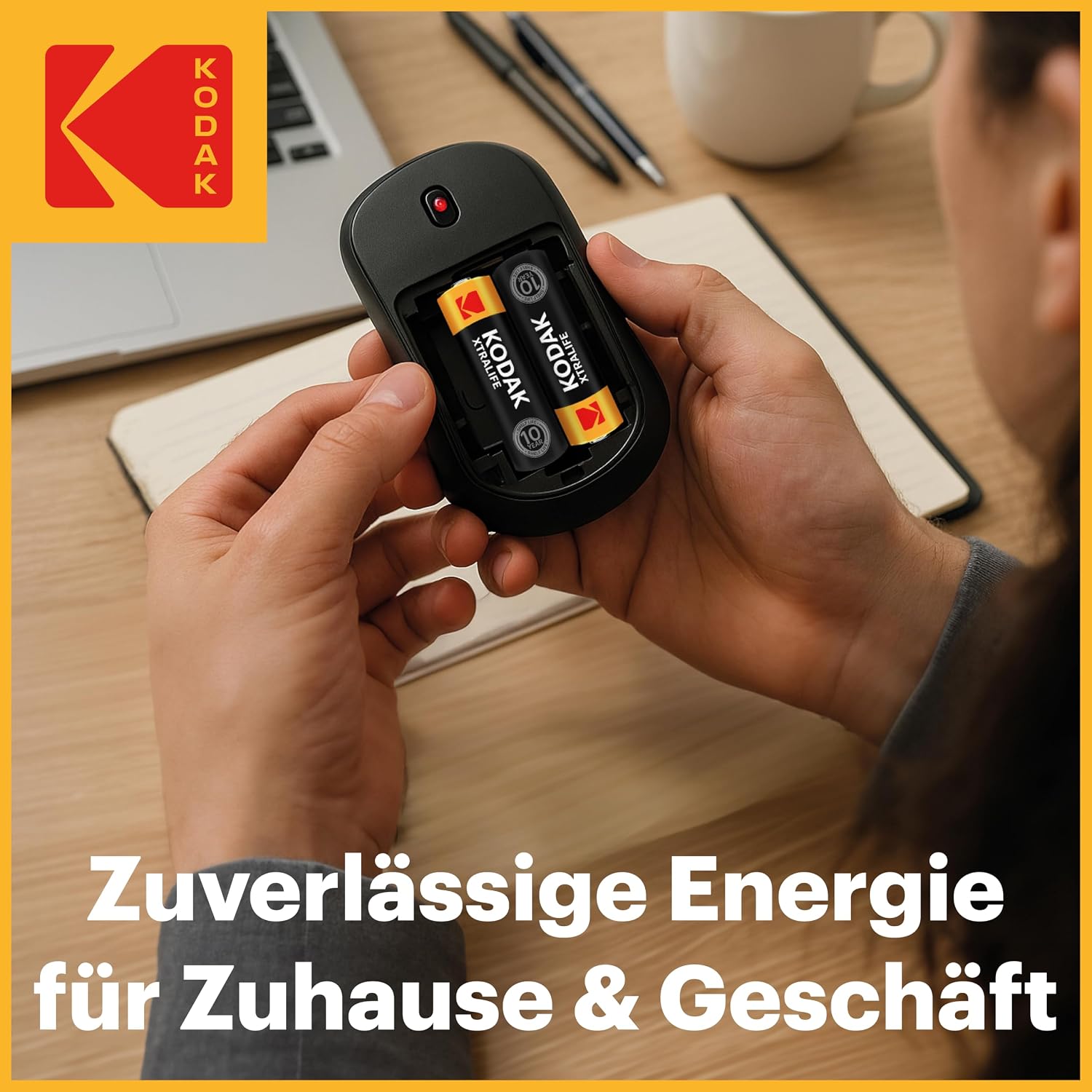Kodak Xtralife AAA-Batterien 24er-Pack, Triple-A-Alkali-LR03-1,5-V-Batteriesatz, ideal für Haushaltsuhren, Fernbedienungen, kabelloses Spielzeug und Elektronik | 109 % mehr Leistung, 10 Jahre Haltbarkeit, fortschrittlicher Auslaufschutz, Hochleistungsbatterien – Bild 7