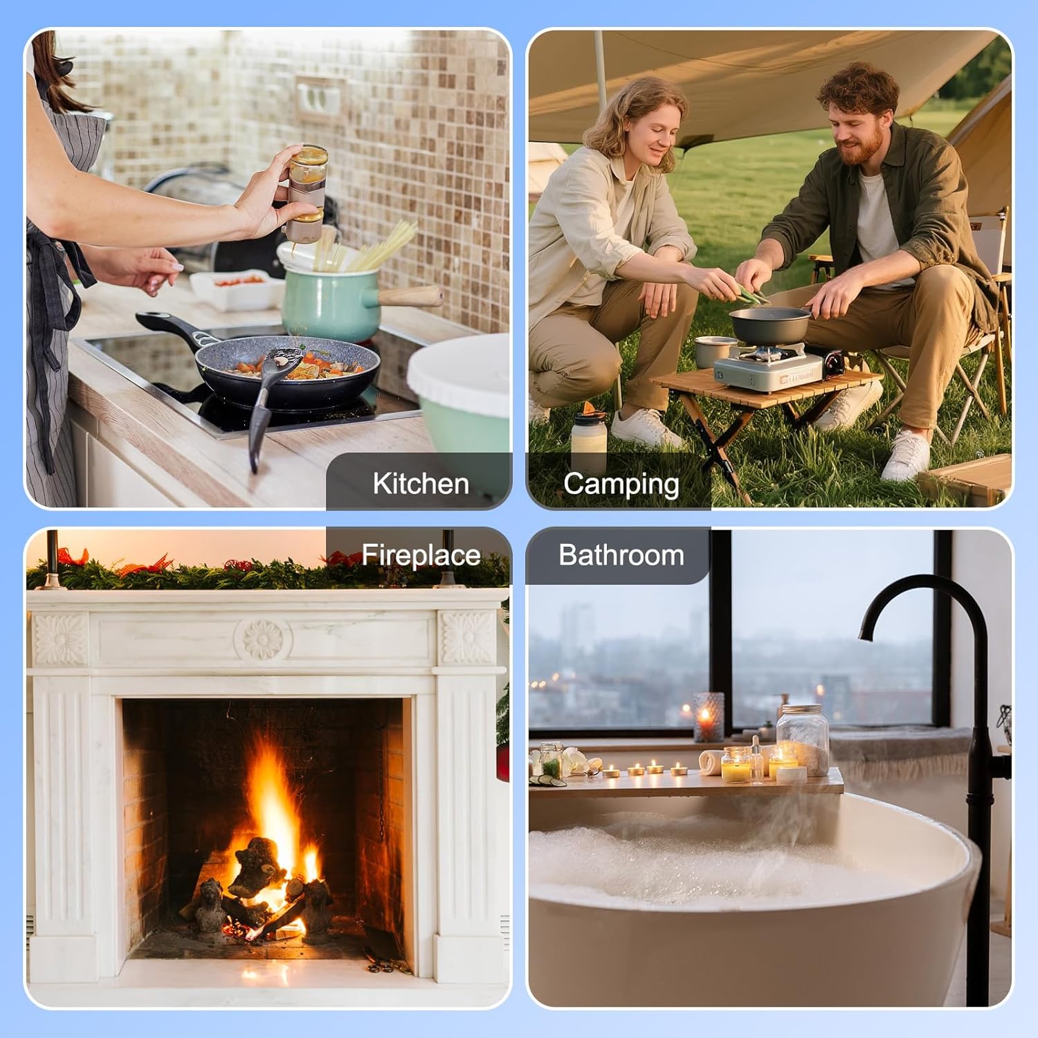 RealPlus 3-in-1-Kohlenmonoxidmelder, tragbar, CO-Detektor, Temperatur, Luftfeuchtigkeit, mit 85-dB-Alarm, wiederaufladbar, mit Ständer und Montageloch für Reisen, Camping, Hotel, Wohnmobil, Wandern – Bild 7