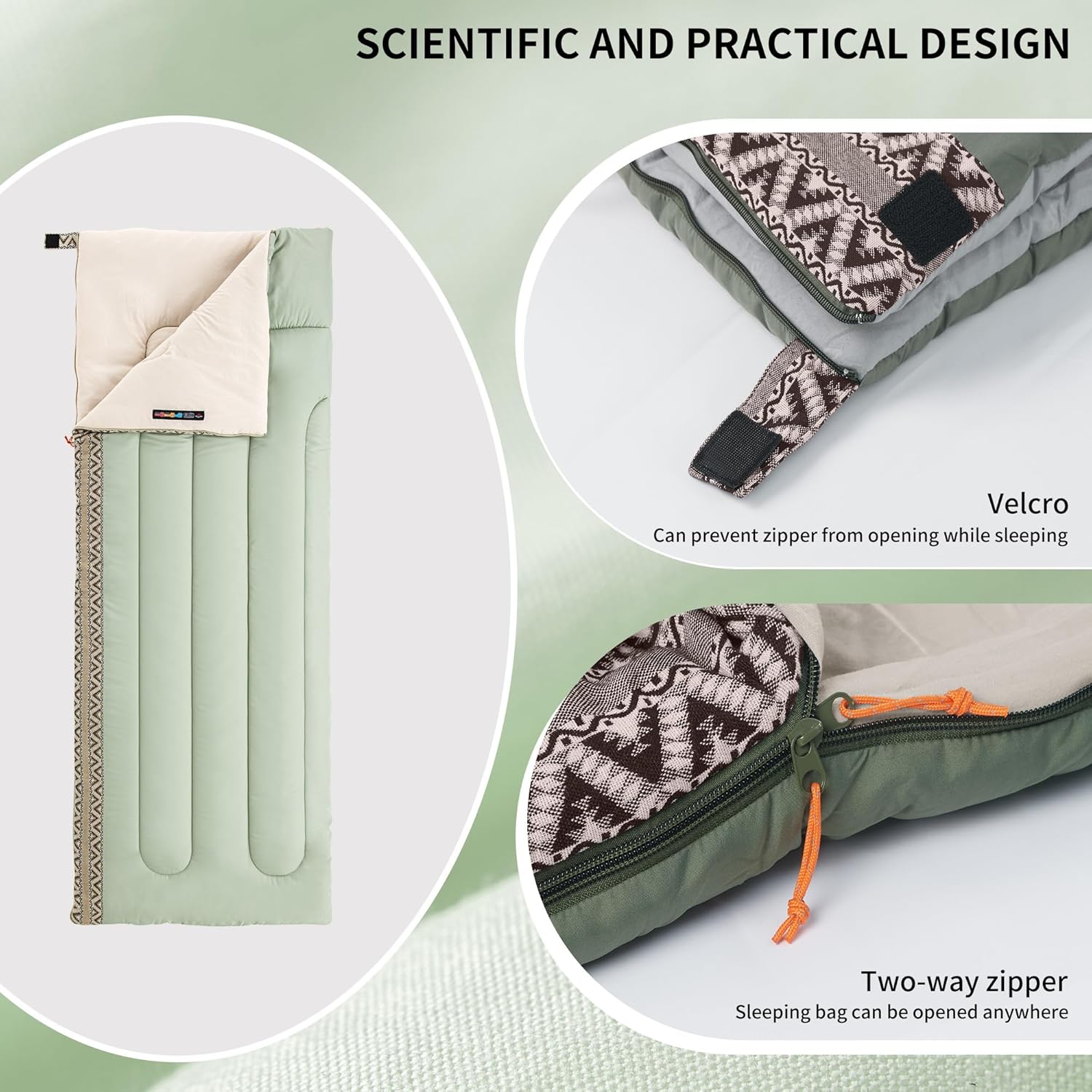 Naturehike Camping-Schlafsack, spleißbarer Doppelschlafsack für Erwachsene und Kinder, kaltes und warmes Wetter, leicht, wasserdicht, Schlafsack, LD150/LD250/LD350 – Bild 5