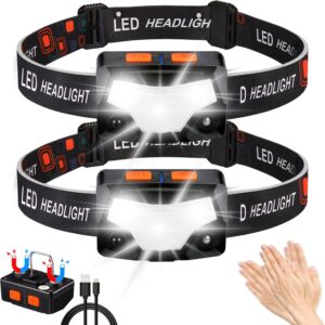 Hyted LED wiederaufladbare Stirnlam...