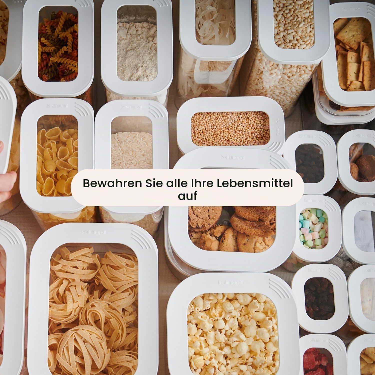 Mepal - Modula 3-lagige Wurstaufbewahrungsdose - Kühlschrank - Aufbewahrungsbox mit Deckel - Geeignet zur Aufbewahrung von Fleischprodukten - 3 separate Kühlschrank-Aufbewahrungsboxen - 1650 ml - Schwarz – Bild 9
