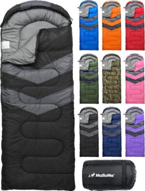 MalloMe Outdoor-Schlafsack für Erw...