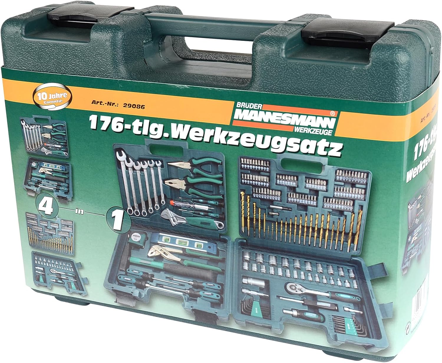 Brüder Mannesmann Tool 176-teiliges Werkzeugset, M29086 – Bild 2